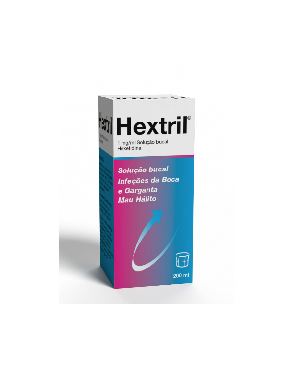 HEXTRIL 1MG/ML SOLUÇÃO BUCAL FRASCO 200ML
