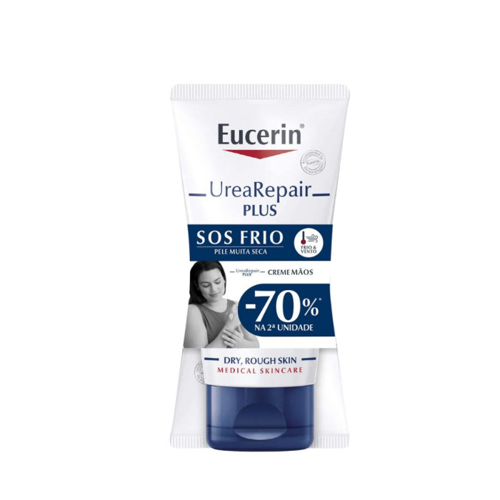 EUCERIN UREAREPAIR PLUS CREME MÃOS 2x75ML