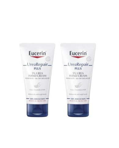 EUCERIN UREAREPAIR PLUS CREME MÃOS 2x75ML
