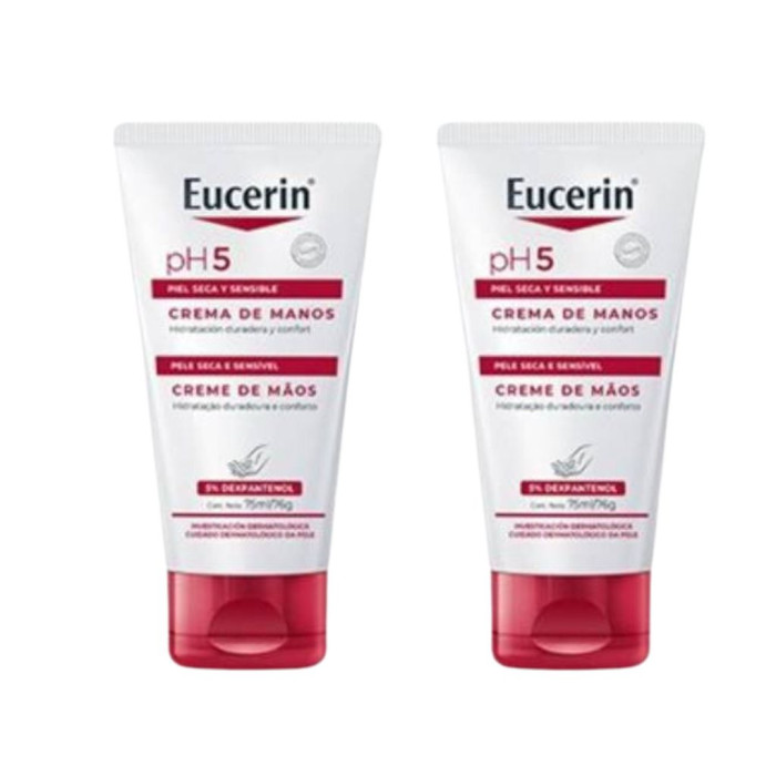EUCERIN PH5 SOS FRIO CREME DE MÃOS 2X75 ML