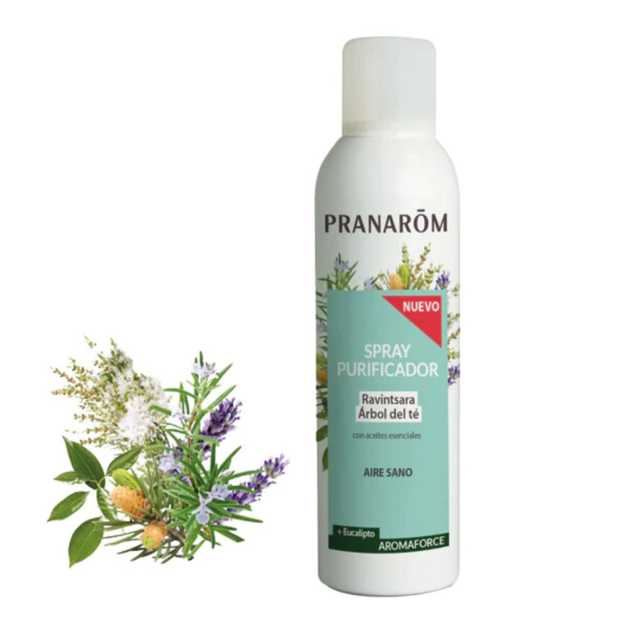 PRANAROM AROMAFORCE SPRAY PURIFICADOR RAVINTSARA ÁRVORE DO CHÁ BIO – 150ML