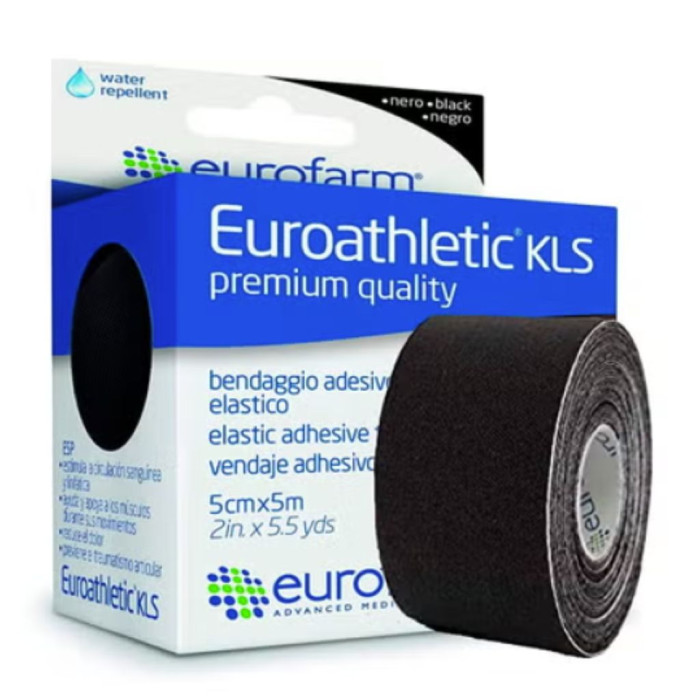 EUROATHLETIC KLS LIGADURA PRETO 5Mx5CM