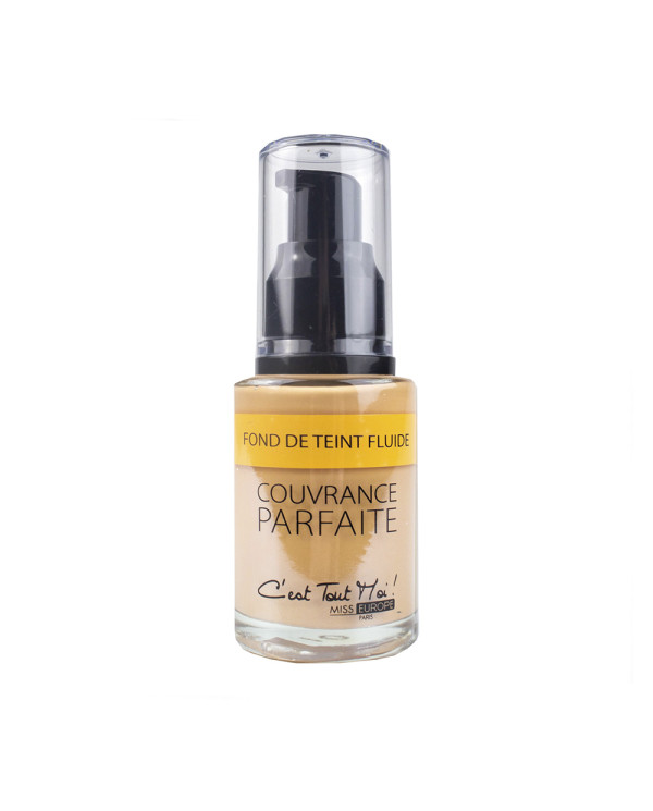 MISS EUROPE BASE FLUIDA TONO Nº3 BEIGE DORADO 30ML