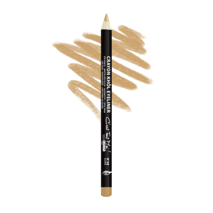 MISS EUROPE LÁPIS KHÔL N°08 DOURADO 1.3G