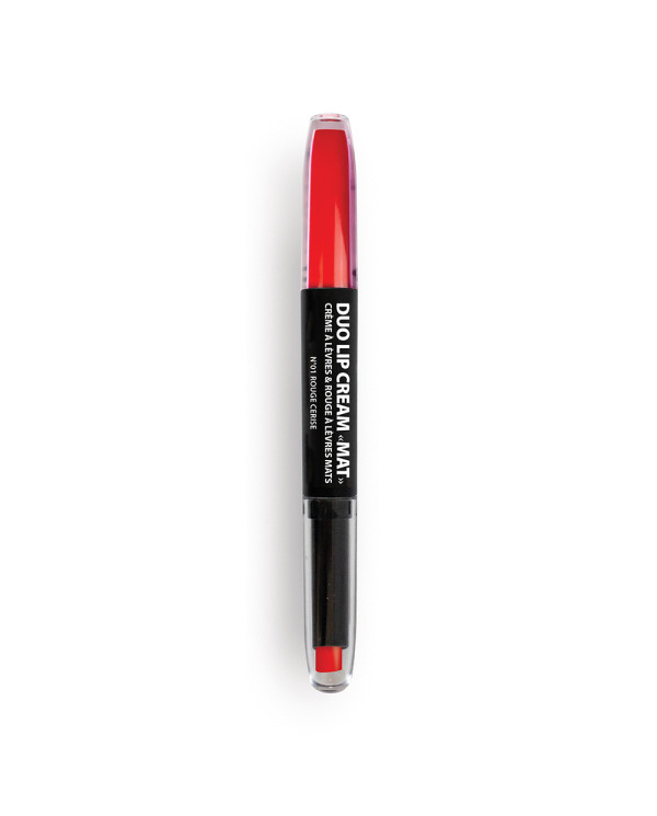 MISS EUROPE DUO LIP CREAM “MAT” N°01 VERMELHO CEREJA 1.4G+1.1ML