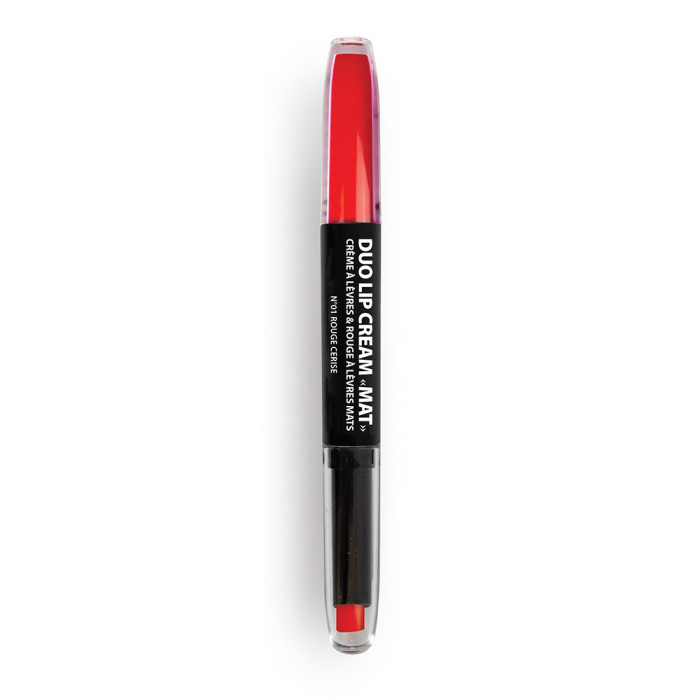 MISS EUROPE DUO LIP CREAM “MAT” N°01 VERMELHO CEREJA 1.4G+1.1ML