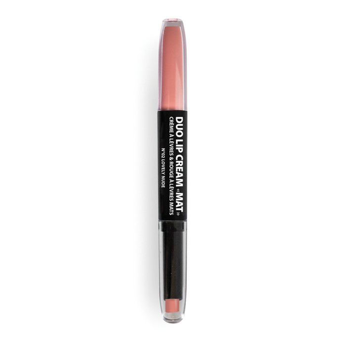 MISS EUROPE DUO LIP CREAM “MAT” N°02 LOVELY NUDE  1.4G+1.1ML