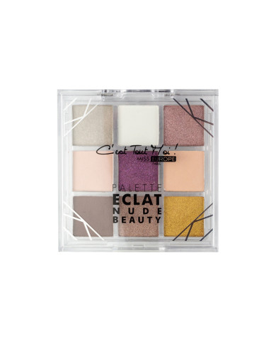 MISS EUROPE PALETA DE SOMBRA RADIANCE N°02 NUDE BEAUTY 9G