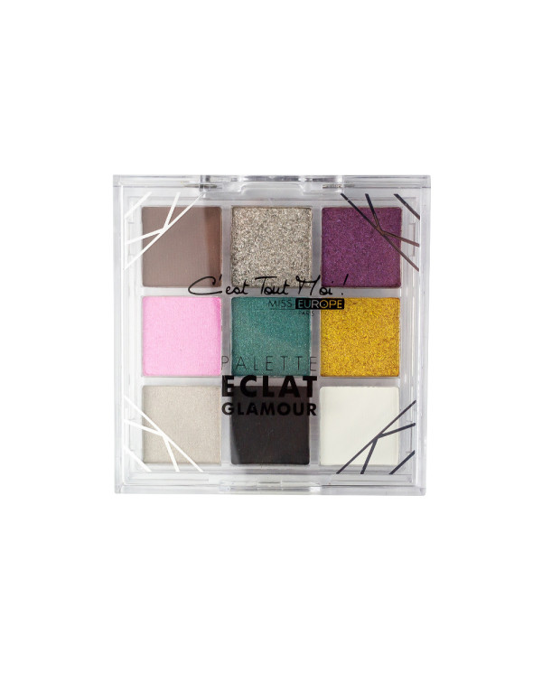 MISS EUROPE PALETA DE SOMBRAS DE OJOS RADIANCE N°03 GLAMOUR - 9G