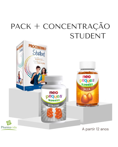 PACK PHARMAVIDA + CONCENTRAÇÃO STUDENT