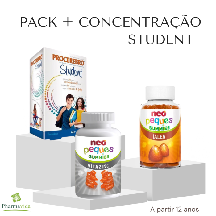 PACK PHARMAVIDA + CONCENTRAÇÃO STUDENT