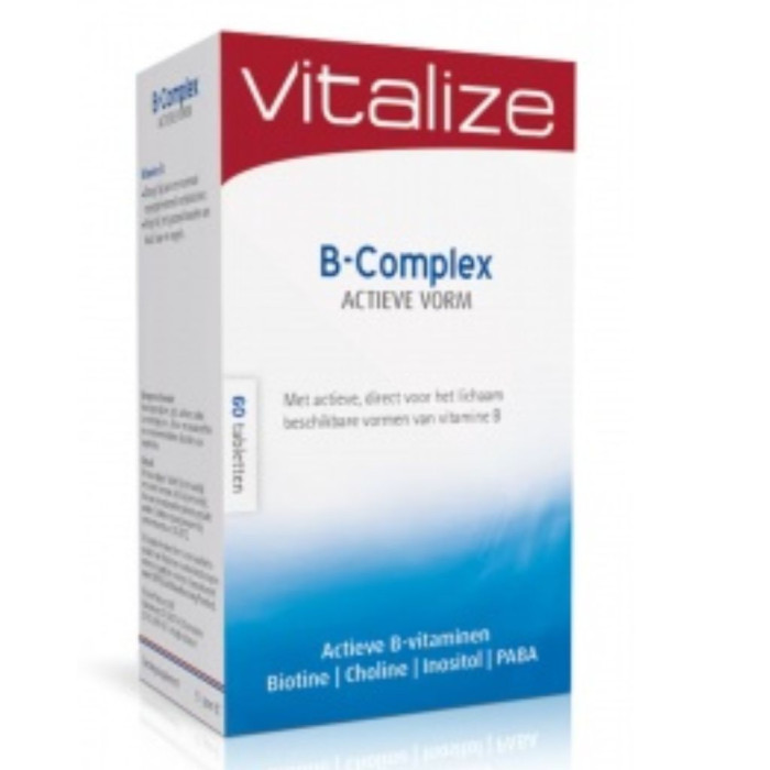 VITALIZE B-COMPLEX ACTIVE FORM 60 COMPRIMIDOS