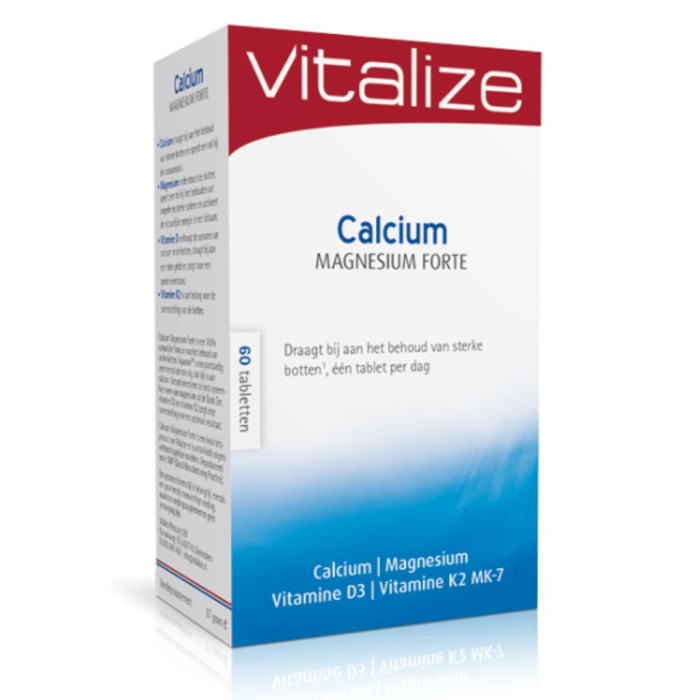 VITALIZE CÁLCIO MAGNÉSIO FORTE 60 COMPRIMIDOS