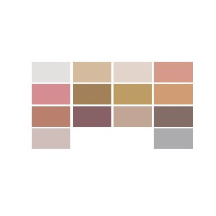 MISS EUROPE SOMBRA DE OLHOS COM 14 CORES Nº2 NUDE  11.2G