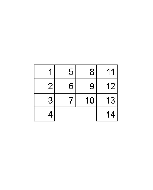 MISS EUROPE SOMBRAS DE OLHOS 14 CORES N°1 CASTANHO CHOCOLATE 11.2G