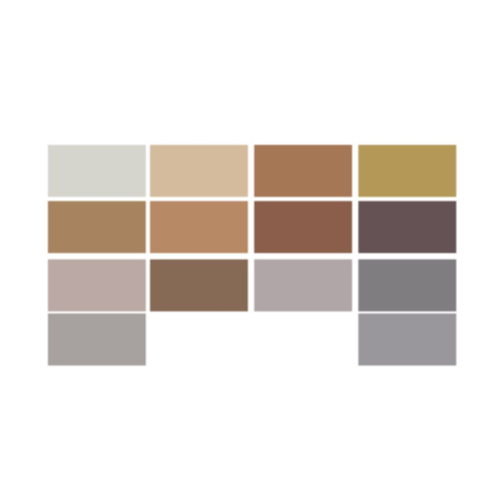 MISS EUROPE SOMBRAS DE OJOS 14 COLORES N°1 MARRÓN CHOCOLATE 11.2G