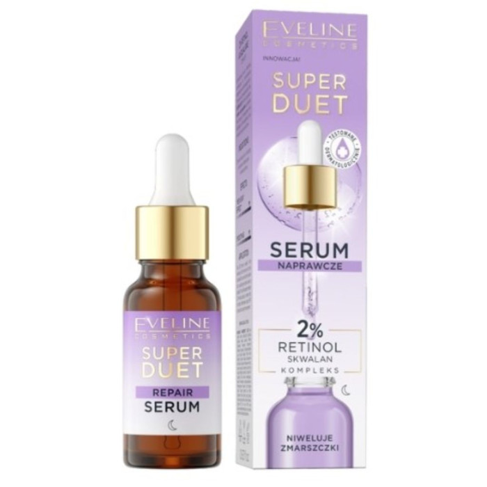 EVELINE SUPER DUET RETINOL 2% SUERO REPARADOR 18 ML