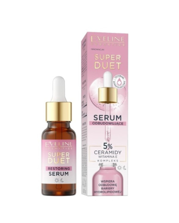 EVELINE SUPER DUET SERUM REGENERADOR COM CERAMIDAS 5% 18 ML
