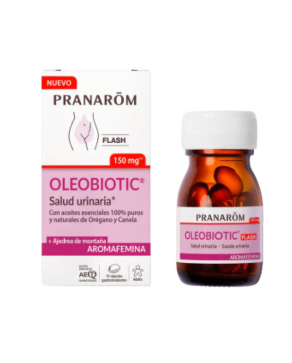 PRANAROM AROMAFEMINA OLEOBIOTIC CONFORT URINARIO 15 CÁPSULAS GASTRORESISTENTES