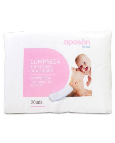 APOSAN COMPRESSA TOCOLÓGICA 20 UNIDADES
