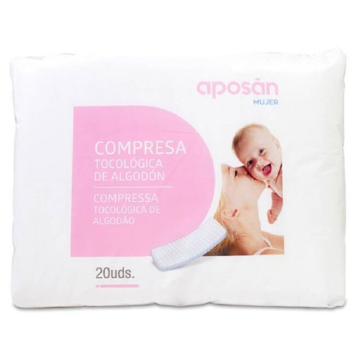 APOSAN COMPRESA TOCOLÓGICA 20 UNIDADES
