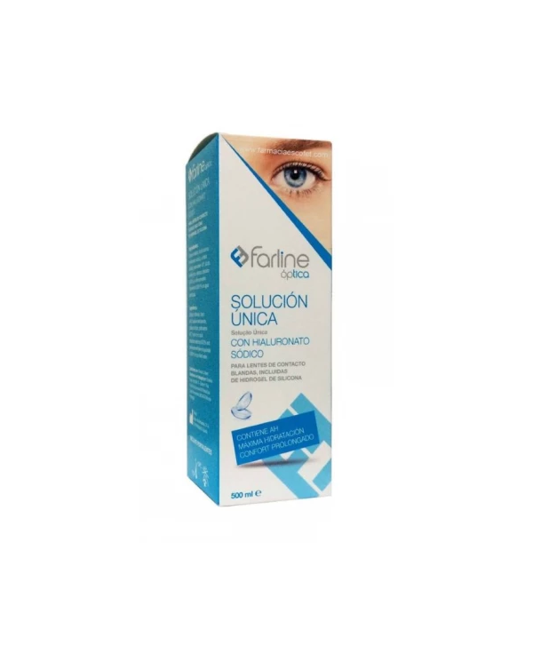 FARLINE SOLUÇÃO LENTES DE CONTACTO HA 500ML