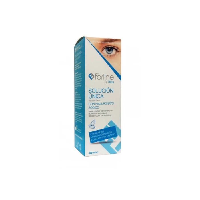FARLINE SOLUÇÃO LENTES DE CONTACTO HA 500ML