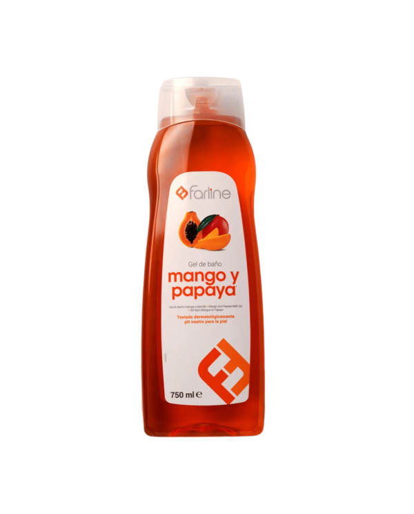 FARLINE GEL DE DUCHA DE MANGO Y PAPAYA 750ML