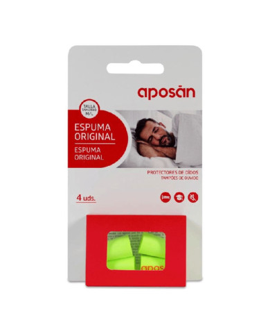 APOSAN TAMPÃO ESPUMA ORIGINAL ADULTO 4UNID