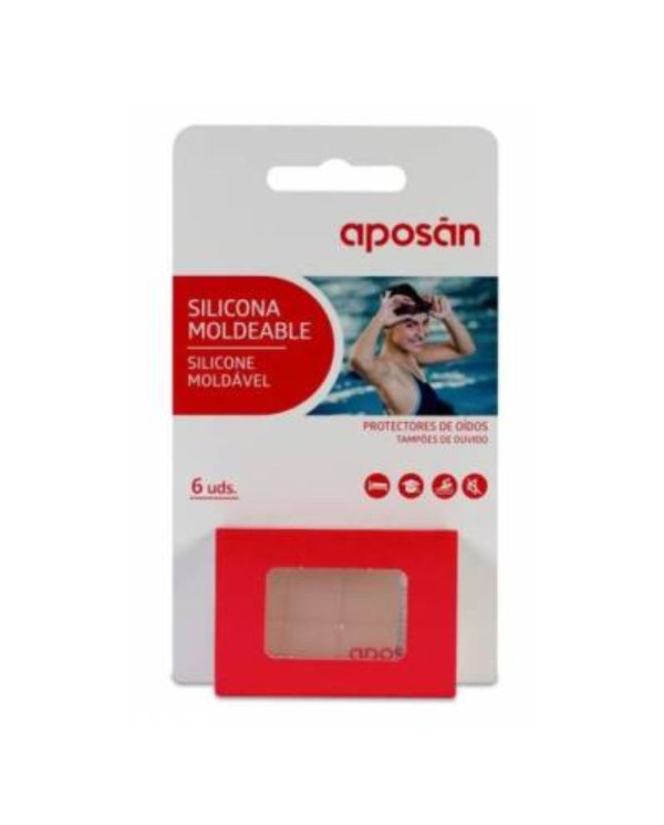 APOSÁN TAMPÕES AUDITIVOS MOLDÁVEIS DE SILICONE 6 UNID