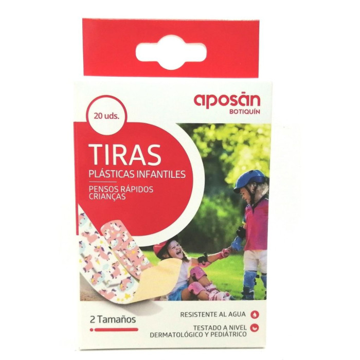 APOSÁN COMPRESAS DESECHABLES UNICORNIO 2 TAMAÑOS 20 UNIDADES