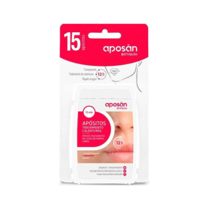 APOSÁN PENSOS HERPES LABIAL 15 UNIDADES