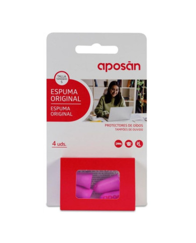 APOSAN TAMPÃO ESPUMA ORIGINAL ADULTO 4UNID