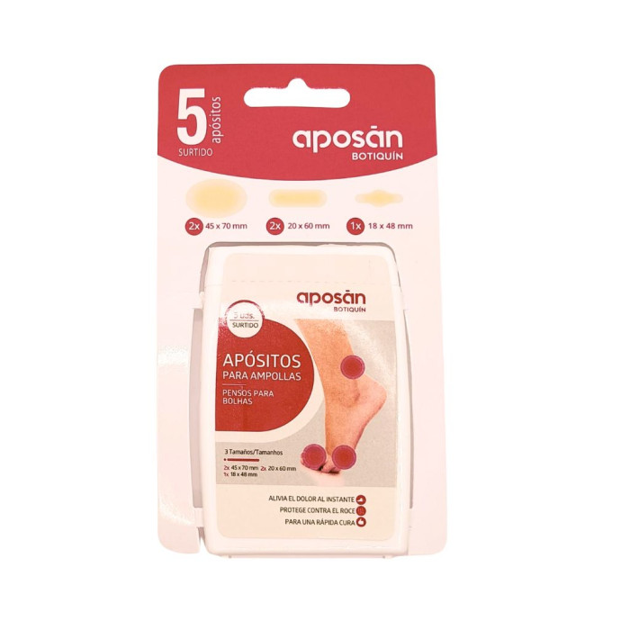 APOSÁN PENSO PARA BOLHAS 3 TAMANHOS 5 UNID