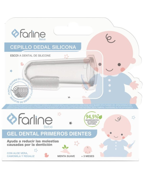 FARLINE DEDAL + GEL PRIMEIROS DENTES BEBÉ