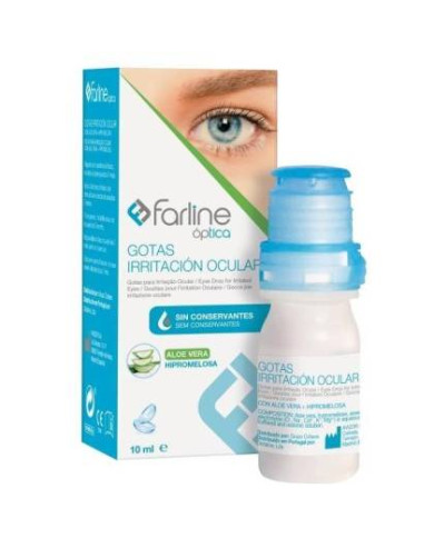 FARLINE GOTAS DE IRRITAÇÃO ALOE VERA 10ML