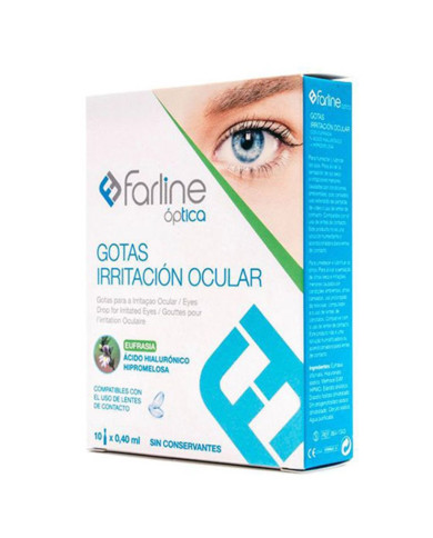 FARLINE GOTAS DE IRRITAÇÃO OCULAR 10x0.40ML