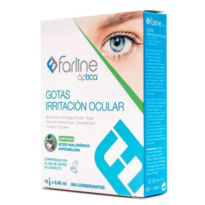 FARLINE GOTAS DE IRRITAÇÃO OCULAR 10x0.40ML