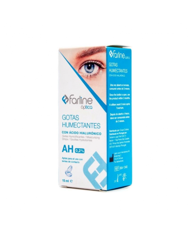 FARLINE GOTAS HUMECTANTES COM ÁCIDO HIALURÓNICO 0.2% 15ML