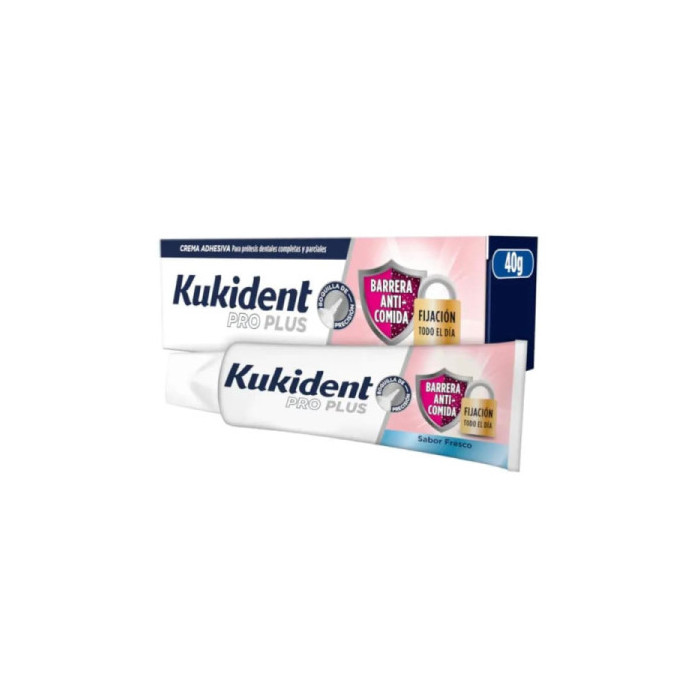 Kukident Barreira Anti-Comida Creme Adesivo Próteses Sabor Fresco 40G