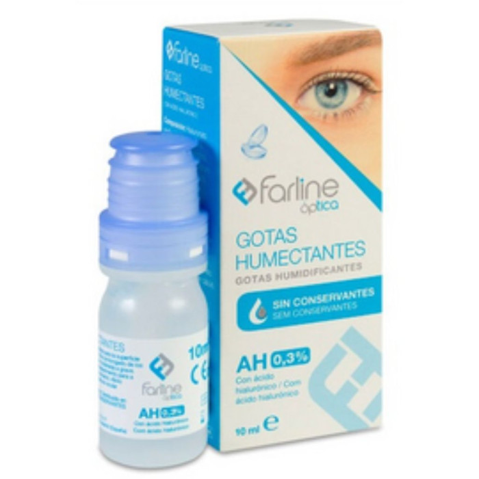 FARLINE GOTAS HUMECTANTES COM ÁCIDO HIALURÓNICO 0.3% 10 ML