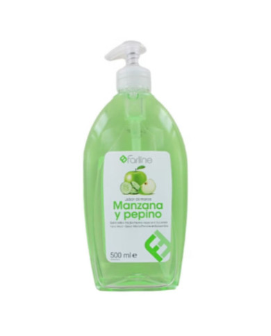 FARLINE JABÓN LÍQUIDO DE MANOS DE MANZANA Y PEPINO 500ML