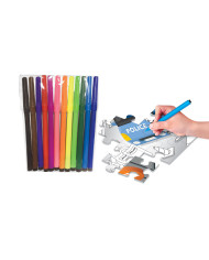 Giros Play Puzzle Colorir 2 Faces 48 Pcs Cidade