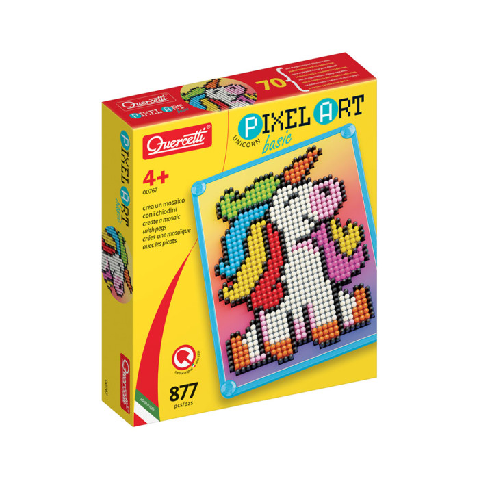 PEGS PIXEL ART BASIC UNICÓRNIO 877 PEÇAS