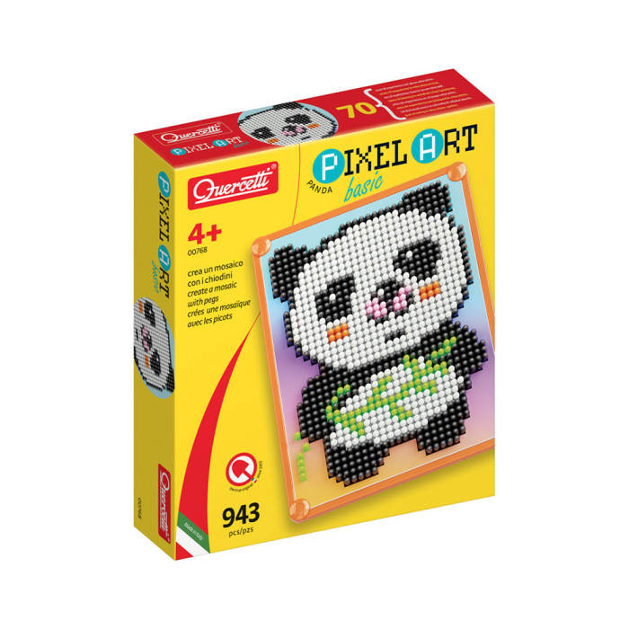 PEGS PIXEL ART BASIC PANDA 943 PIEZAS