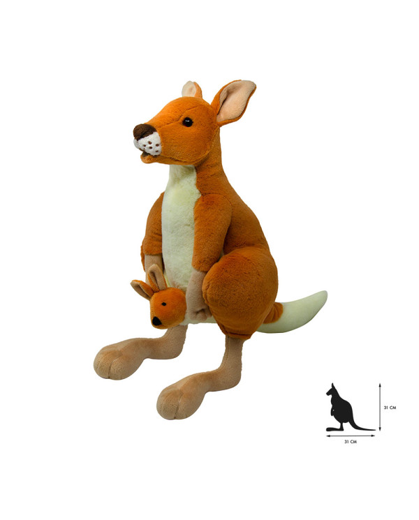 WILD PLANET PELUCHE ALL ABOUT NATURE CANGURU