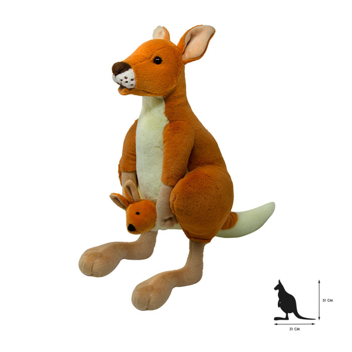 WILD PLANET PELUCHE ALL ABOUT NATURE CANGURU