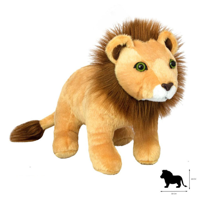 PELUCHE PLANETA SALVAJE TODO SOBRE LA NATURALEZA PEQUEÑO LEÓN