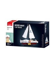 MODEL BRICKS VELEIRO COMPETIÇÃO 1/35 260 PEÇAS SLUBAN