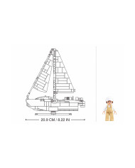 LADRILLOS MODELO VELERO COMPETICIÓN 1/35 260 PIEZAS